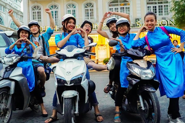 GirlPower Saigon By Night Tour by Scooters with Female Drivers | Kiss Tours - Image 2