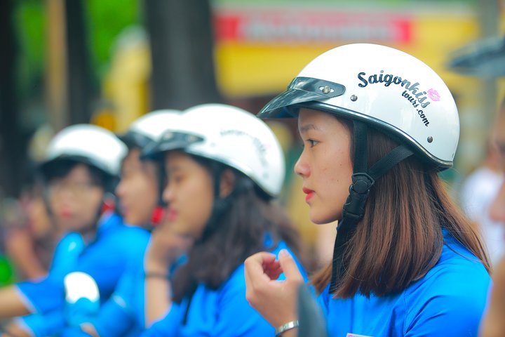 GirlPower Saigon By Night Tour by Scooters with Female Drivers | Kiss Tours - Image 1