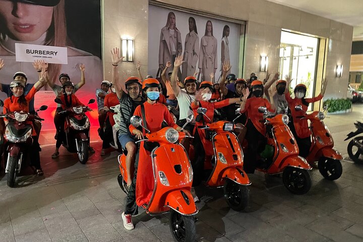 Saigon Vespa By Night Street Food With Female Riders Ao Dai  - Image 3