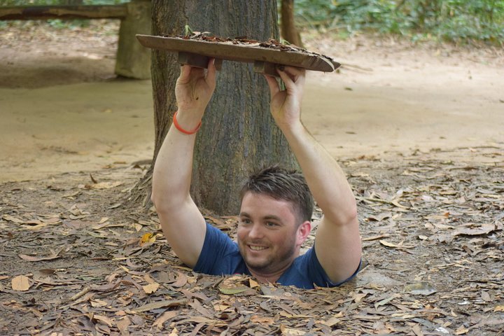 Special Shore Excursion: Cu Chi Tunnels by Car & Saigon City by Scooter - Image 1