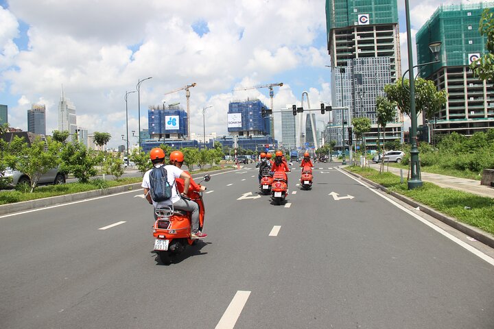 The Insider's Saigon With Female Ao Dai Riders Vespa 4,5 Hours - Image 3