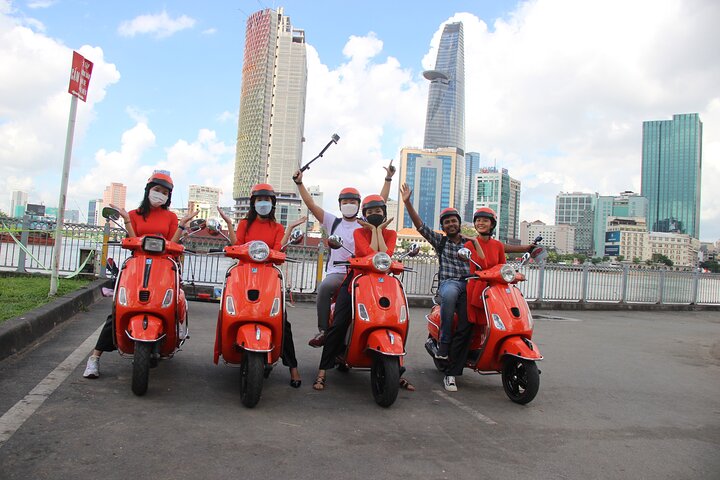 The Insider's Saigon With Female Ao Dai Riders Vespa 4,5 Hours - Image 1