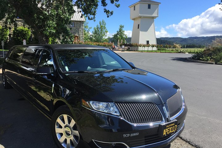 8-HR. Private MKT Limo (up to 8 pass.) Wine Tour of Napa CA from San Francisco - Image 1