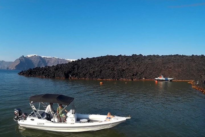 Day Private Cruise to Caldera & Hot Springs via White&Black beach from Santorini - Image 2