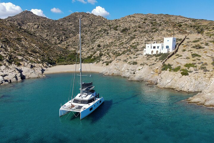 Full-Day Private Tour in Santorini by Luxury Catamaran - Image 2