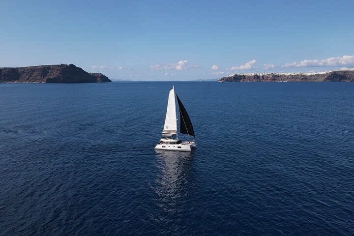  Full-Day Private Tour in Santorini by Luxury Catamaran - Image 3