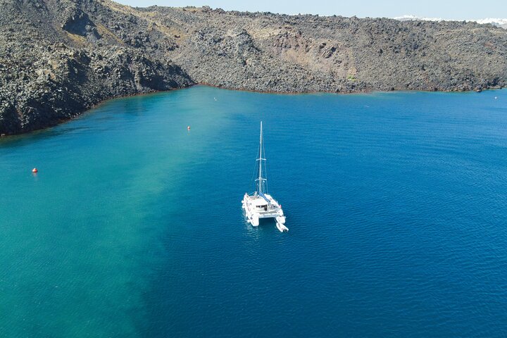 Full Day Santorini Catamaran Private Cruise with meal and transfer - Image 3