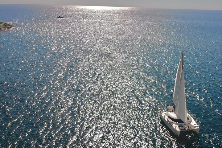 Infinity Blue Semi Private DayTime Cruise with meal in Santorini - Image 2