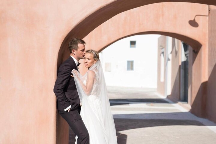 Mariposa Santorini Renewal of Vows  - Image 2