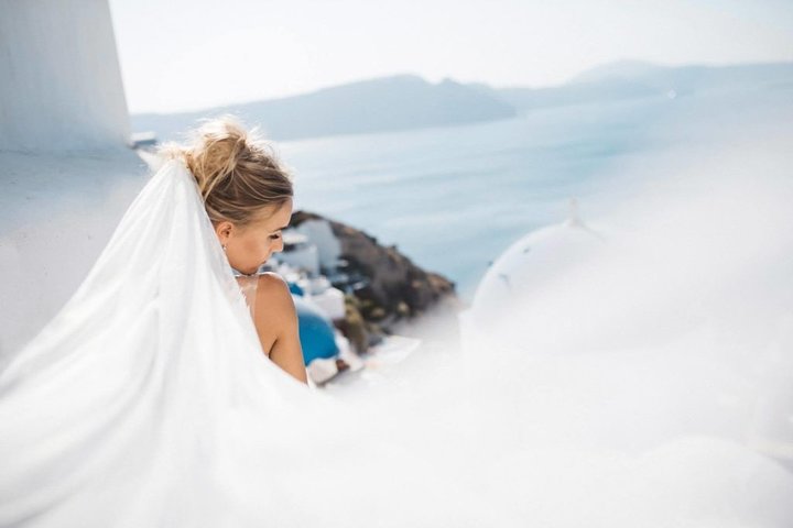 Mariposa Santorini Renewal of Vows  - Image 1