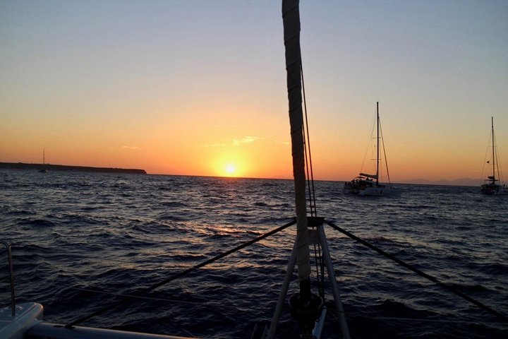 Private Catamaran Beautiful Day around Santorini via Red beach - Image 3