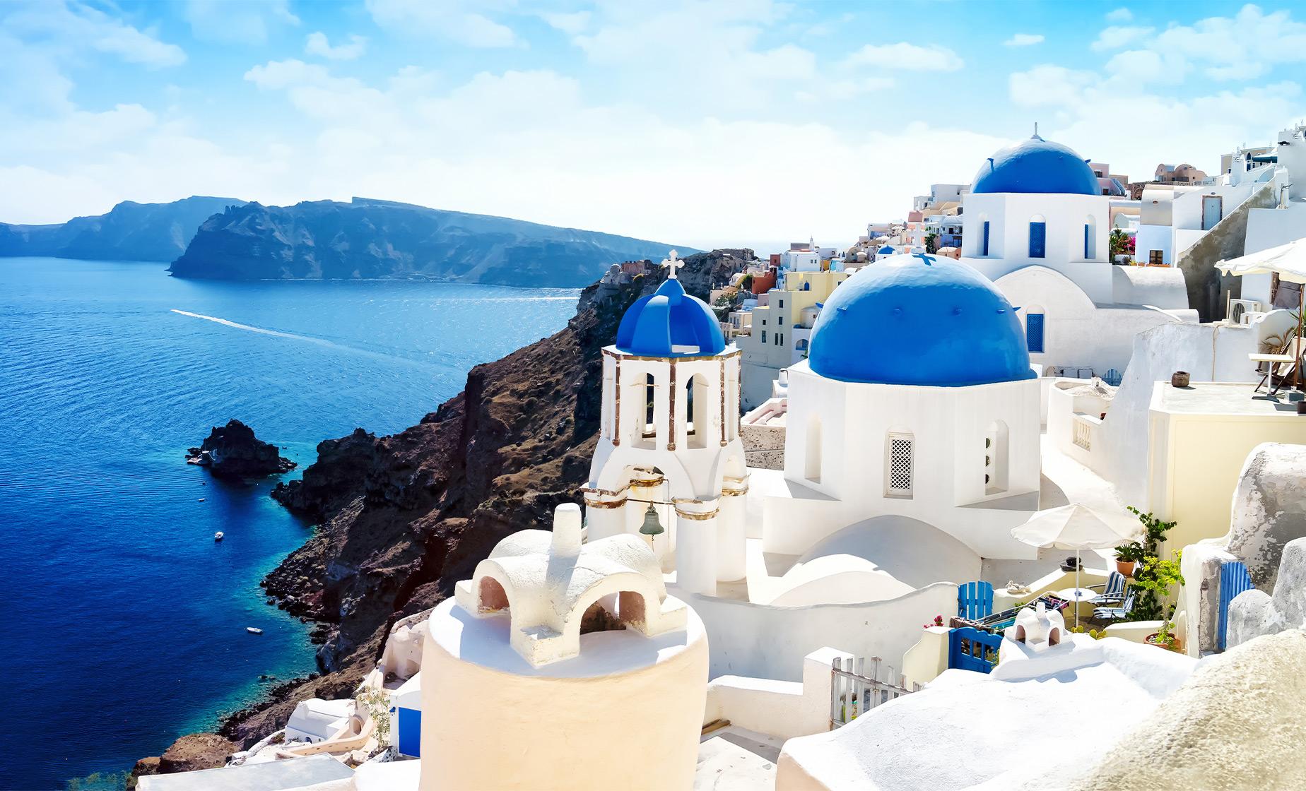 Private Guided Profitis Elias Monastery, Oia and Winery Tour - Image 1