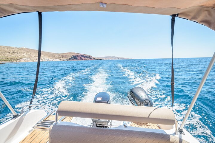 Rent a Boat in Santorini with Free License - Image 3