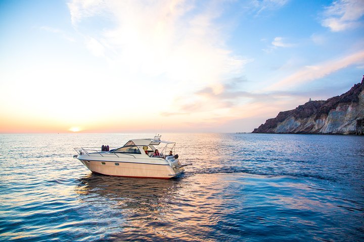 Santorini 5 - Hours Private Day Or Sunset Cruise with Bbq and Drinks - Image 2