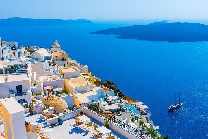 Santorini Day-Trip rent a minibus with driver - Image 1