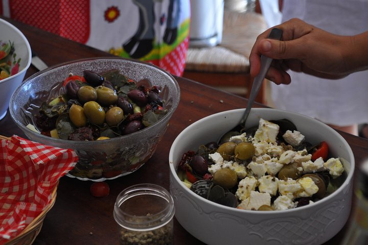 Santorini Gourmet Private Tour with Cooking Class and Lunch - Image 1