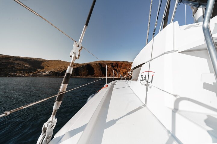 Santorini Luxury Catamaran Private Cruise - Image 2