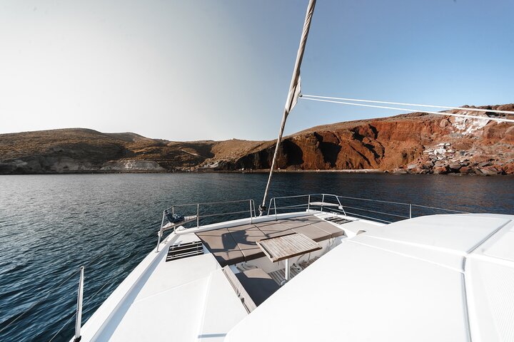 Santorini Luxury Catamaran Private Cruise - Image 3