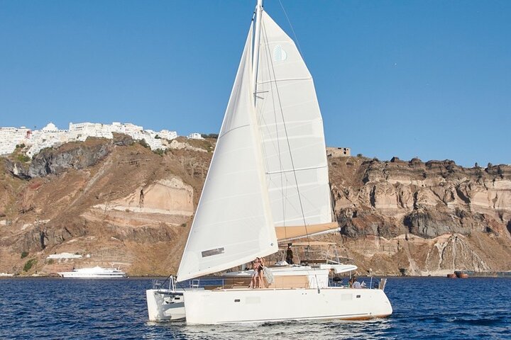Santorini Platinum Catamaran Cruise with Meal, BBQ and Open Bar  - Image 3