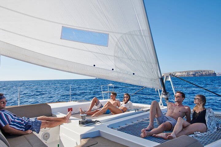 Santorini Platinum Catamaran Cruise with Meal, BBQ and Open Bar  - Image 5