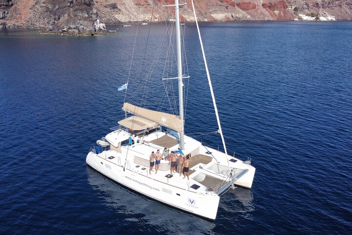 Santorini Platinum Catamaran Cruise with Meal, BBQ and Open Bar  - Image 4