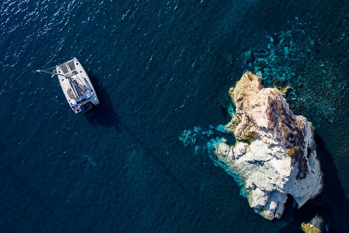 Santorini Platinum Catamaran Cruise with Meal, BBQ and Open Bar  - Image 2