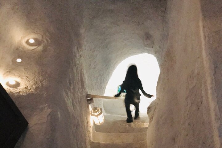 Santorini wine tasting and traditional cave settlement tour - Image 3