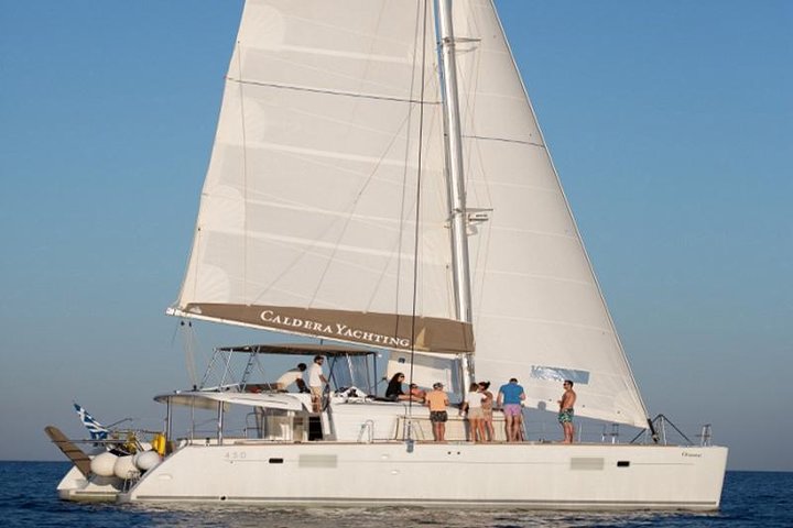 Shared Golden Sunset Trip of Santorini via Hot Springs & White Beach - Image 3