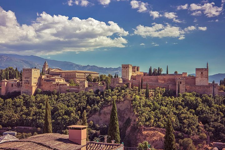 Alhambra Private Tour & Nazaries Palaces from Seville with Pickup - Image 1
