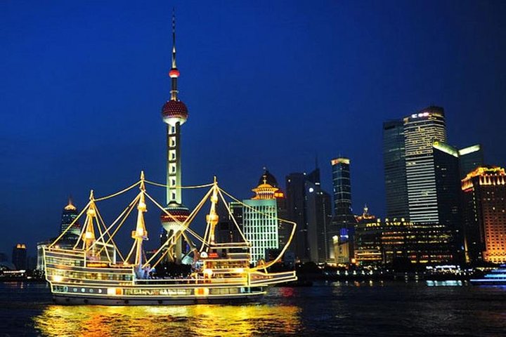 Shanghai Night River Cruise VIP Seating with Private Transfer and Dinner Option - Image 2