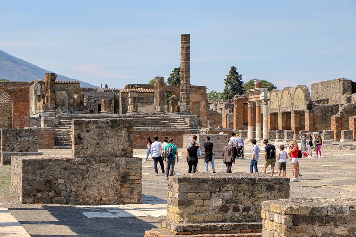 Boat Tour to Pompei Ruins and Vesuvius from Sorrento with lunch and wine tasting in family Vineyard  - Image 1