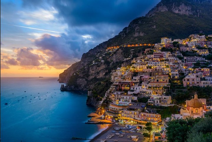 Sunset tour of the Amalfi Coast plus dinner. - Image 1