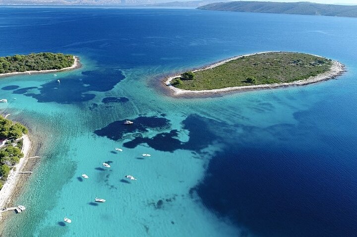 Full day private boat tour to Trogir,Blue Lagoon and Šolta island - Image 1