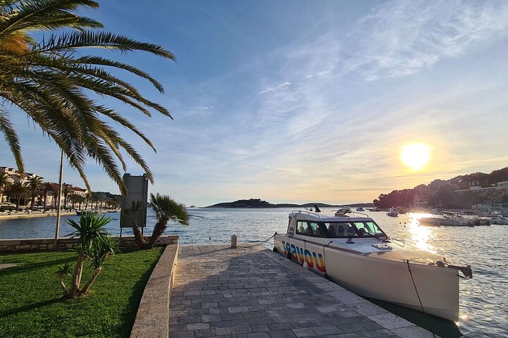 Private Luxury Boat tour for 12 from Split, Brac, Trogir, Hvar - Image 1