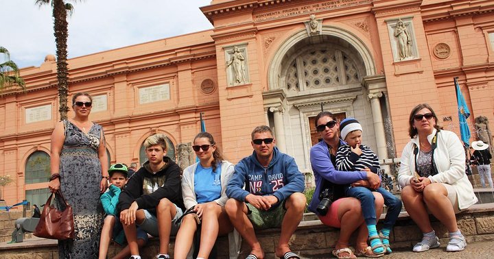 Cairo Layover Tour to Giza Pyramids Sphinx,Camel Ride,Lunch& the Egyptian Museum - Image 1