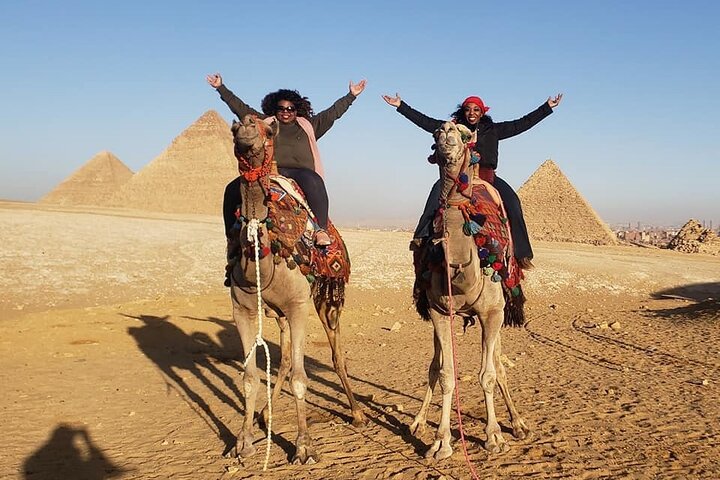 Full Day Tour Giza Pyramids, Sphinx, Memphis, and Saqqara including lunch - Image 1