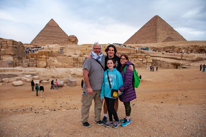 Giza Pyramids, Sphinx, Saqqara, and Memphis Private Day Tour - Image 1