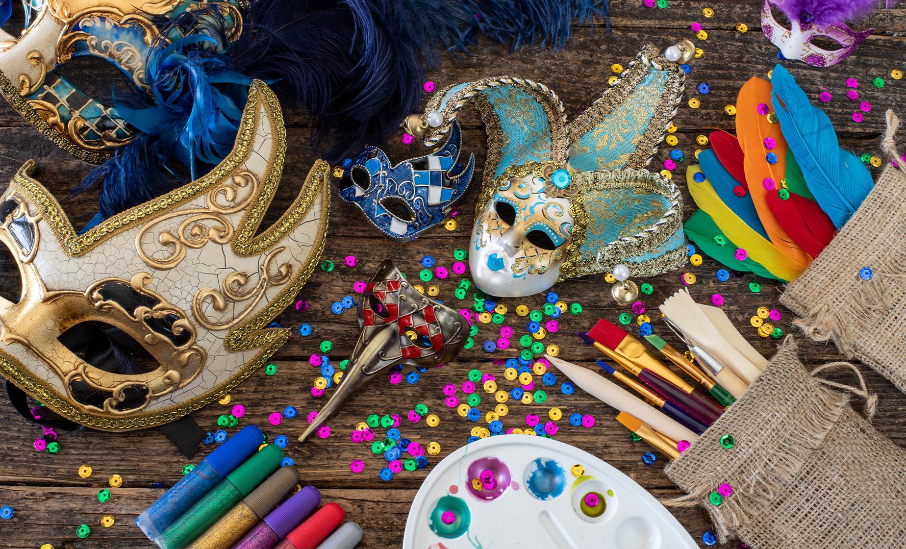 Paint Your Own Venetian Mask - Image 1