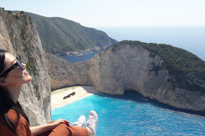 Zakynthos : One day small group tour to Navagio beach Blue Caves & top view  - Image 1