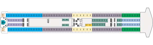 Caribbean Princess Deckplan 14