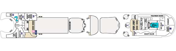 Caribbean Princess Deckplan 16