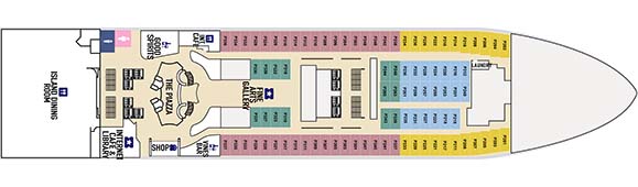 Caribbean Princess Deckplan 5