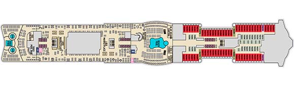 Carnival Celebration Deckplan 16