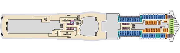 Carnival Celebration Deckplan 17