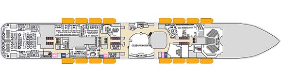 Carnival Celebration Deckplan 6