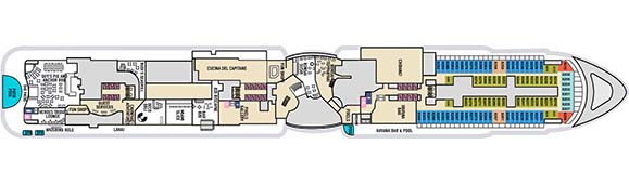 Carnival Celebration Deckplan 8