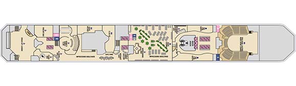 Carnival Conquest Deckplan 5