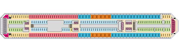 Carnival Conquest Deckplan 7