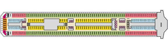 Carnival Conquest Deckplan 8