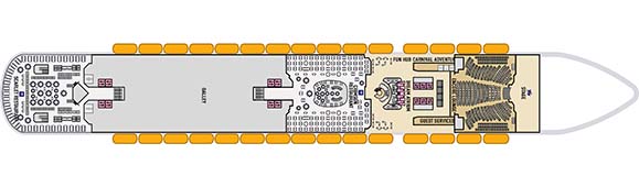 Carnival Dream Deckplan 3